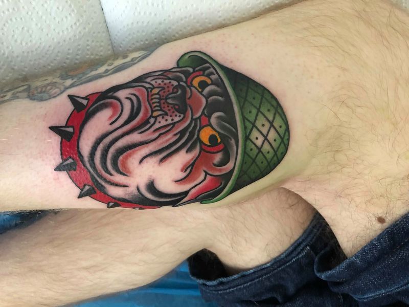 Insane Boston Bruins tattoo features bear mauling Subban Sedin Photo